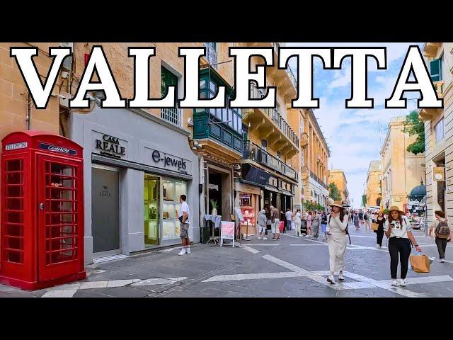 Valletta, Malta | 4K Walking Tour - October 2024