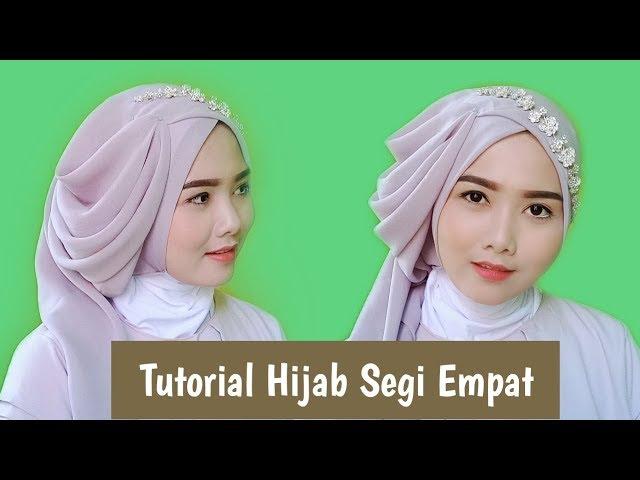 TUTORIAL HIJAB SEGIEMPAT,HIJAB GRADUATION,HIJAB KONDANGAN || Fara Cahya P