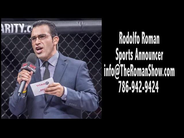 Rodolfo Roman Ring Announcer Demo Reel