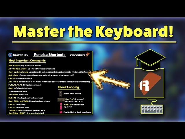 Mastering the Keyboard Workflow in Renoise