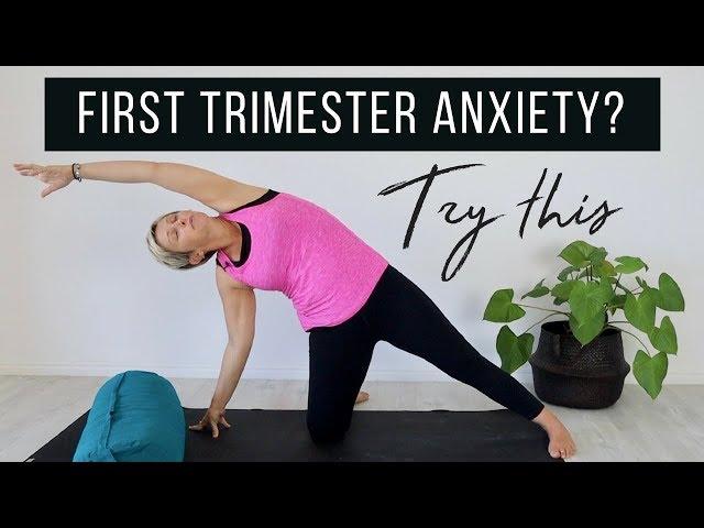 First trimester pregnancy yoga for the anxious Mama