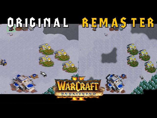 Warcraft 2 - Original vs  Remaster (1995 vs 2024) Comparison