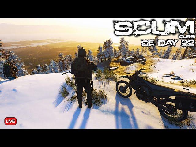 Who Knows What The Day Will Bring - S.E. Day 22 - SCUM 0.95 - Live Stream - Road To 1k Subs