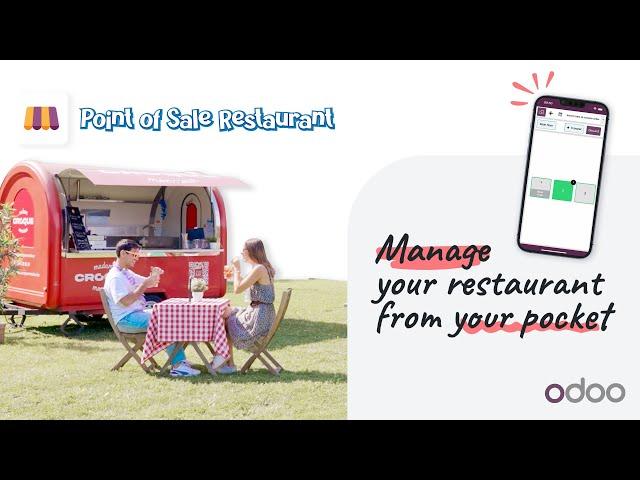 Odoo PoS - manage your restaurant from your pocket