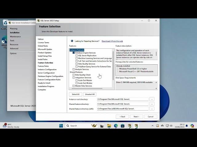 How to install SQL Server 2022 Developer Edition on Windows 11
