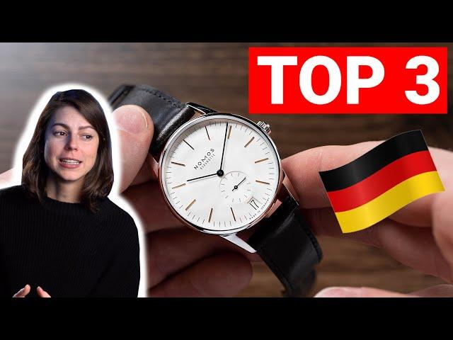 WATCHES Made In Germany Part 1 |NOMOS Glashütte TOP 3 WATCHES | JENNI ELLE