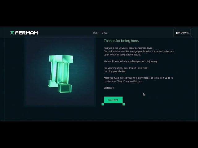 БЕСПЛАТНЫЙ MINT NFT ОТ FERMАH — НЕ ПРОПУСТИ СВОЙ ШАНС! 