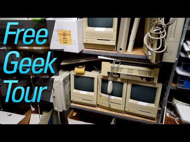 SO MUCH RETRO TECH at Free Geek Twin Cities!