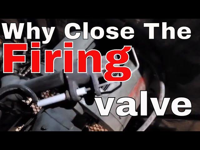 Close The Gas Appliance Firing Valve