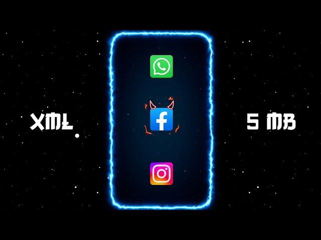 FACEBOOK, INSTAGRAM, WHATSAPP  || NEW 3D XML FILE  || NEW TREND XML  || #xml #5mb_xml