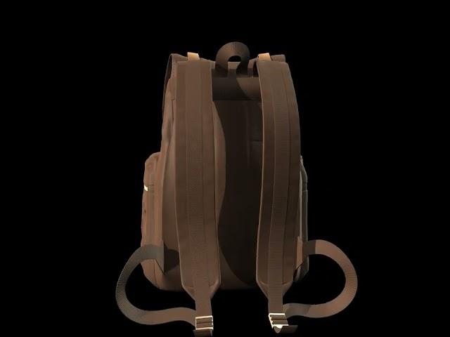 Backpack 3D modeling practice