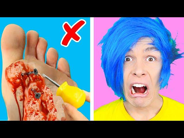 Robby tries 75 Siimple Lifehacks by 5 minute crafts COmpilation #42