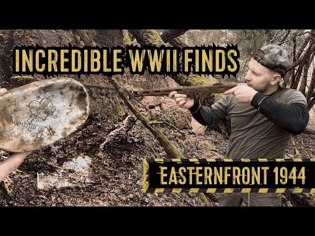 WORLD WAR 2 METAL DETECTING. WE FOUND INCREDIBLE WWII RELICS FROM BATTLEFIELD 1944. EASTERNFRONT.