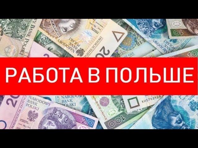 Работа в Европе. Польша 