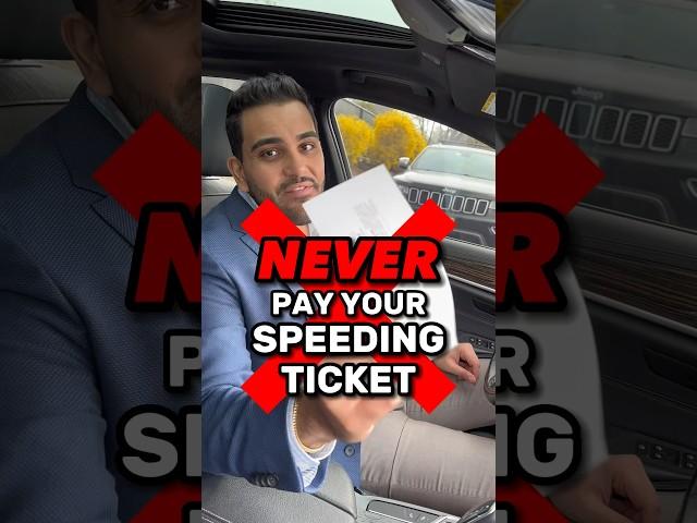 Never Pay Your SPEEDING TICKET! #shorts