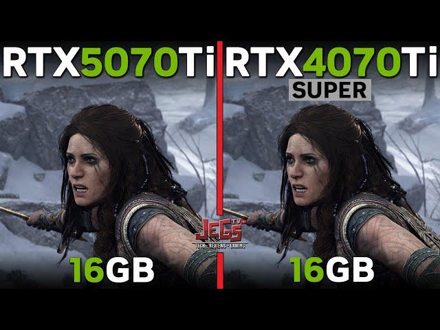 RTX 5070 Ti vs RTX 4070 Ti Super | Ryzen 7 7800x3D | Tested in 15 games