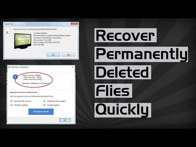 Recover permanently deleted any files in windows 7/8/10 | Within 5 minutes by sajidz Tech