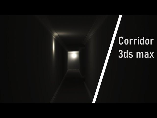How to create Corridor in 10 minutes - 3ds max tutorial