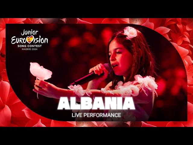 Nikol Çabeli - Vallëzoj (LIVE) | Albania  | Junior Eurovision 2024 | #JESC2024