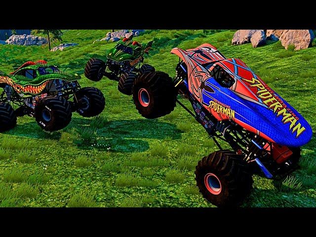 Monster Truck Madness: Jaw-Dropping Stunts Compilation 