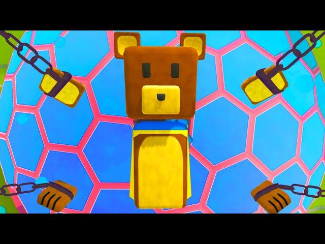 Супер Мишка Кид и Фиолетовый Медведь #76 Золотой Миша и Миссии Super Bear Adventure на пурумчата