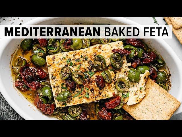 MEDITERRANEAN BAKED FETA | A Seriously Good Appetizer Recipe!