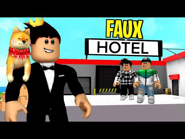 J'ai Crée UN FAUX HOTEL Pour Piéger DES YOUTUBERS... (Brookhaven RP Roblox)