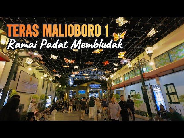 RAMAI PADAT MEMBLUDAK DI TERAS MALIOBORO 1 YOGYAKARTA | LIBUR NATAL DAN TAHUN BARU