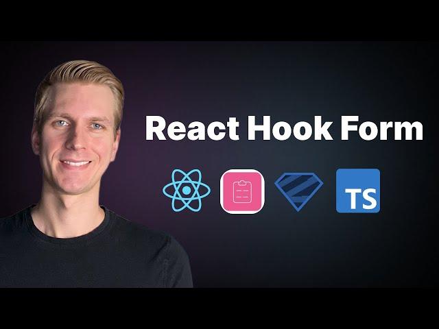 React Hook Form (+ Zod) - Complete Tutorial