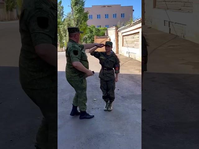 Девушка в армии ! #shortsvideo #армия