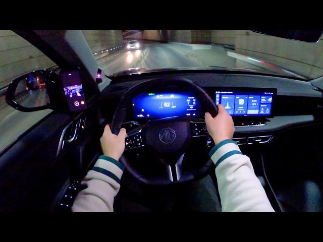 MG HS 2025 (Luxury 1.5l 170 AT) Night Drive | POV Test Drive