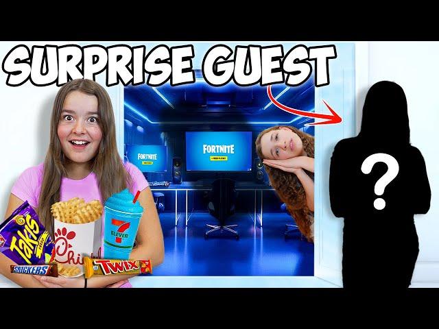 LAST to LEAVE our NEW GAMING ROOM! *special guest*