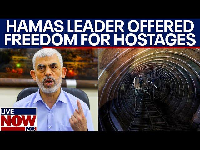 Israel-Hamas war: Hamas leader could be exchanged for hostages, Israeli official says