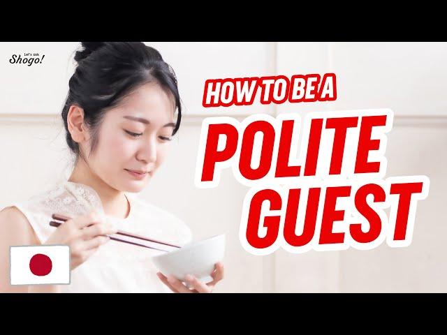 5 Tips for Polite Japanese Table Manners