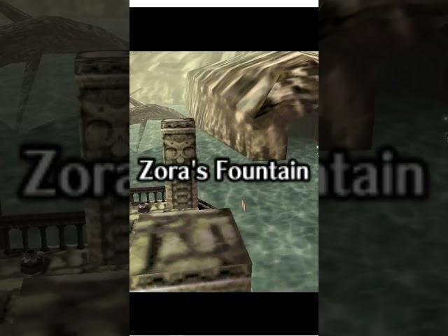 Ocarina of Time - Welcome to Zora’s Fountain #zelda #ocarinaoftime #jabujabu #oot #botw #shorts