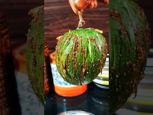 ||Tangy & Spicy Raw Masala Mango Recipe | Summer Special Kairi Snack!||