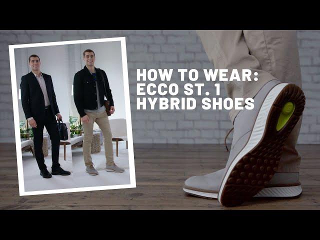 How to Wear | ECCO Men's ST 1 Hybrid Shoes