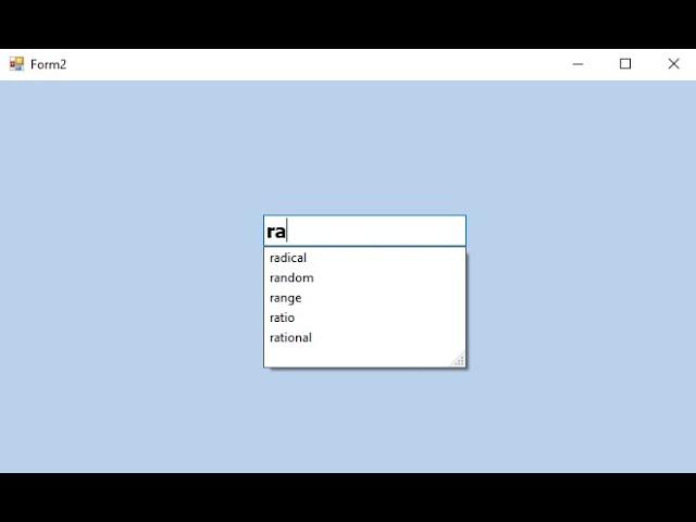 Programming in Visual basic .net: autocomplete textbox from access database - vb.net