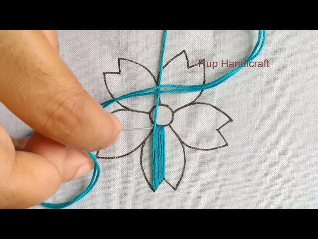 Japanese Embroidery, Hand Embroidery Flower Design Pattern, Brilliant Sewing Technique for Beginner