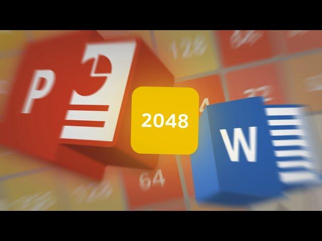 Делаю РАБОЧИЕ ИГРЫ в PowerPoint, MS Word (2048)