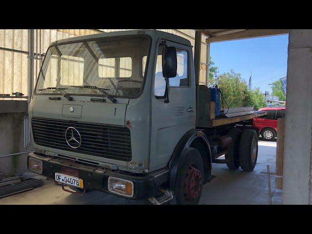 Mercedes LKW NG 1626 V8 OM 402 Vorschau zum neuen Projekt/take a look to the comming project