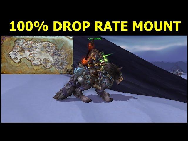 World of Warcraft 100% Mount Drop from Open World Raid Boss Nok-Karosh (Garn Nighthowl)