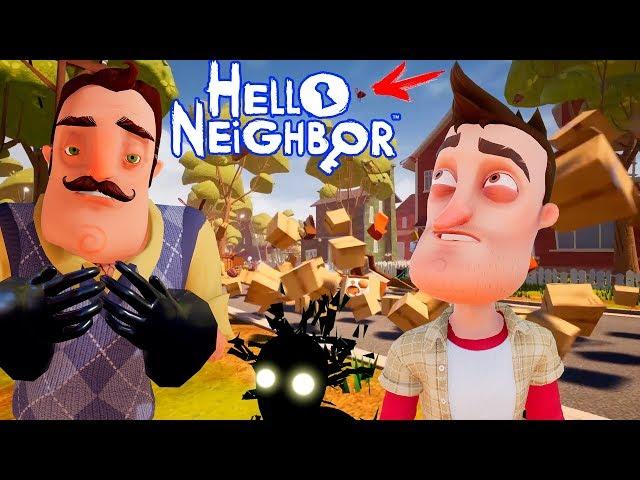 ШОУ ПРИВЕТ СОСЕД!МАШИНА СБИВАЕТ ДВЕСТИ КОРОБОК!ИГРА HELLO NEIGHBOR ВОРУЕМ ВЕЩИ У СОСЕДА!ПРИКОЛЫ 2019