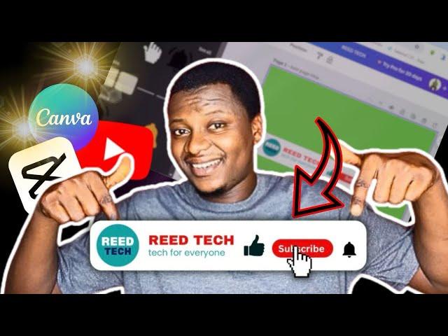 How to Make an ANIMATED Subscribe Button with Canva & CapCut (FREE)