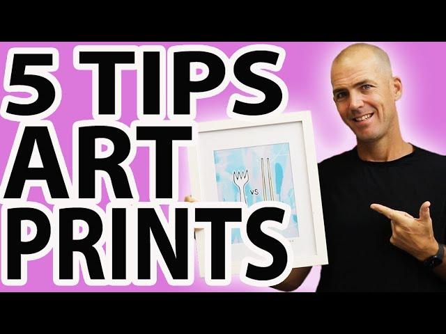 5 Tips to Make Art Prints -  How to Print Your Artwork The Easy Way