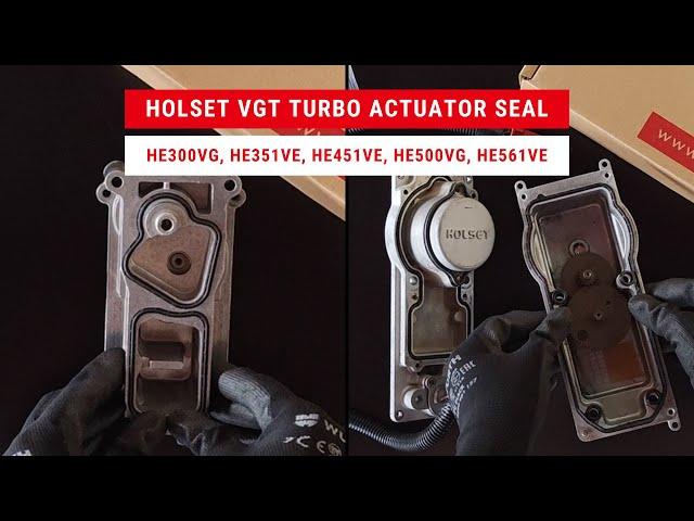 Holset VGT Turbo Actuator Seal Install | HE300VG, HE351VE, HE451VE, HE500VG, HE561VE