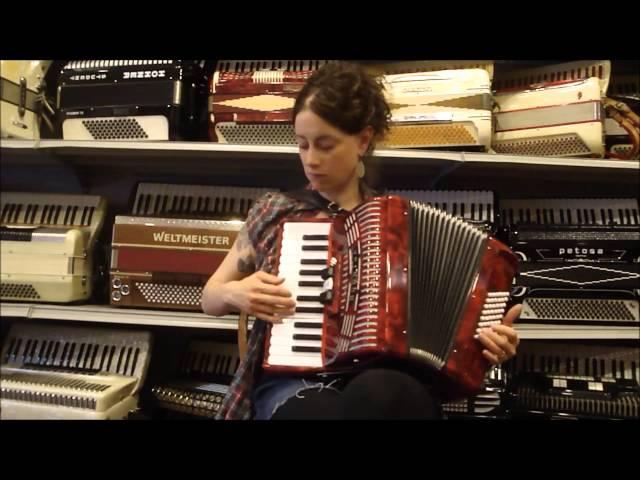 HOHN1304RED - Red Hohner Hohnica Piano Accordion MM 26 48 $699