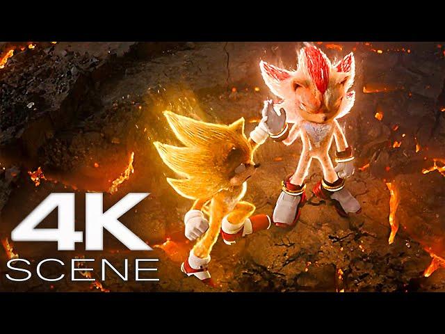 Super Saiyan Sonic vs Ultra Instinct Shadow (2025) Final Fight | Sonic The Hedgehog 3 Scene HDR-X 4K