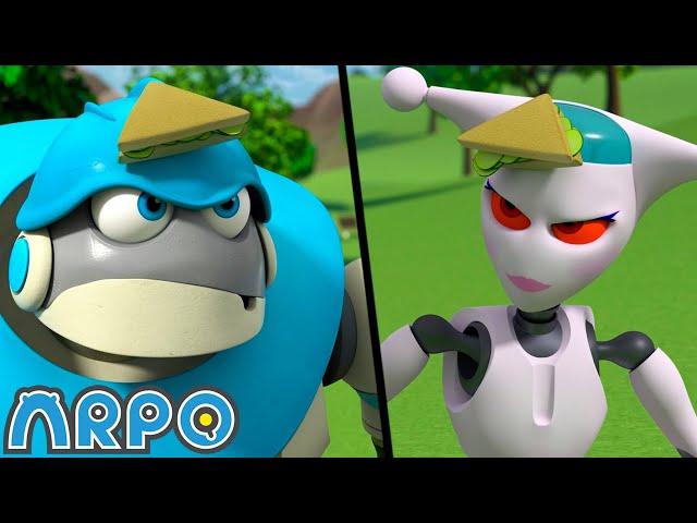 Nannybot Vs ARPO!!! | ARPO The Robot | Funny Kids Cartoons | Kids TV Full Episode Compilation