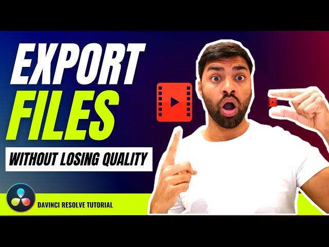 How to Export in Davinci Resolve 17 (2022)